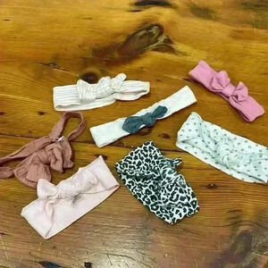 Baby girl headbands bundle of 7